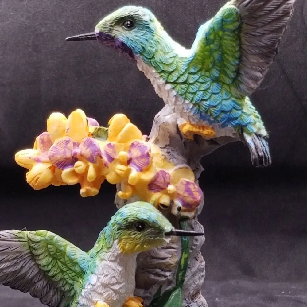 hummingbird figurine polystone - Picture 7 of 12